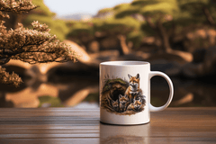 Fuchs - Fähe mit Jungfüchsen - BCS Design