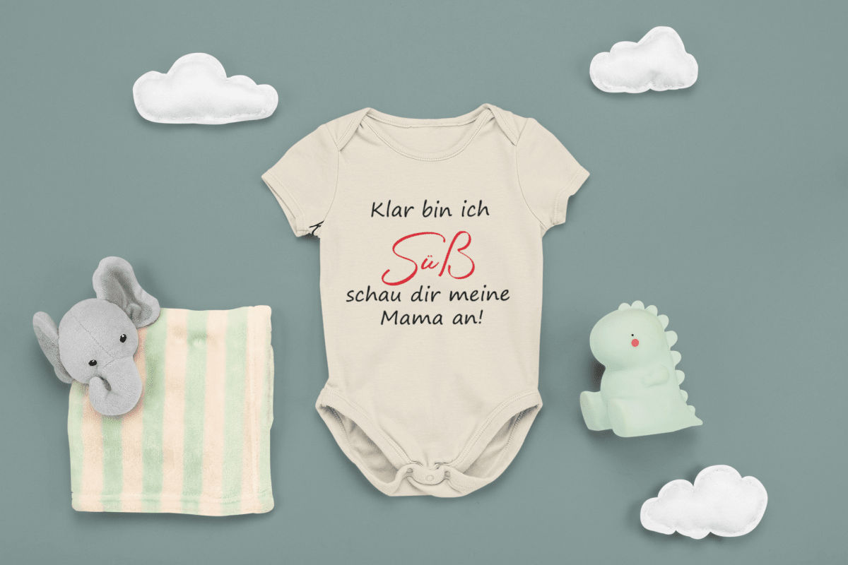Body "Klar bin ich Süß" - BCS Design