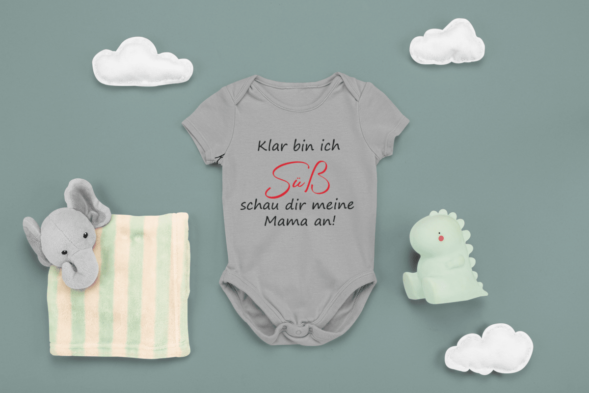 Body "Klar bin ich Süß" - BCS Design