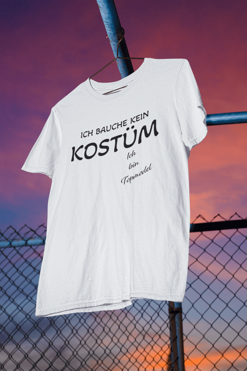 Ich brauche kein Kostüm T-Shirt - BCS Design