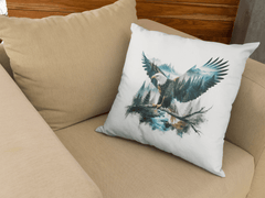 Kissenbezug mit majestätischem Adler Motiv ohne Füllung 40x40 - BCS Design