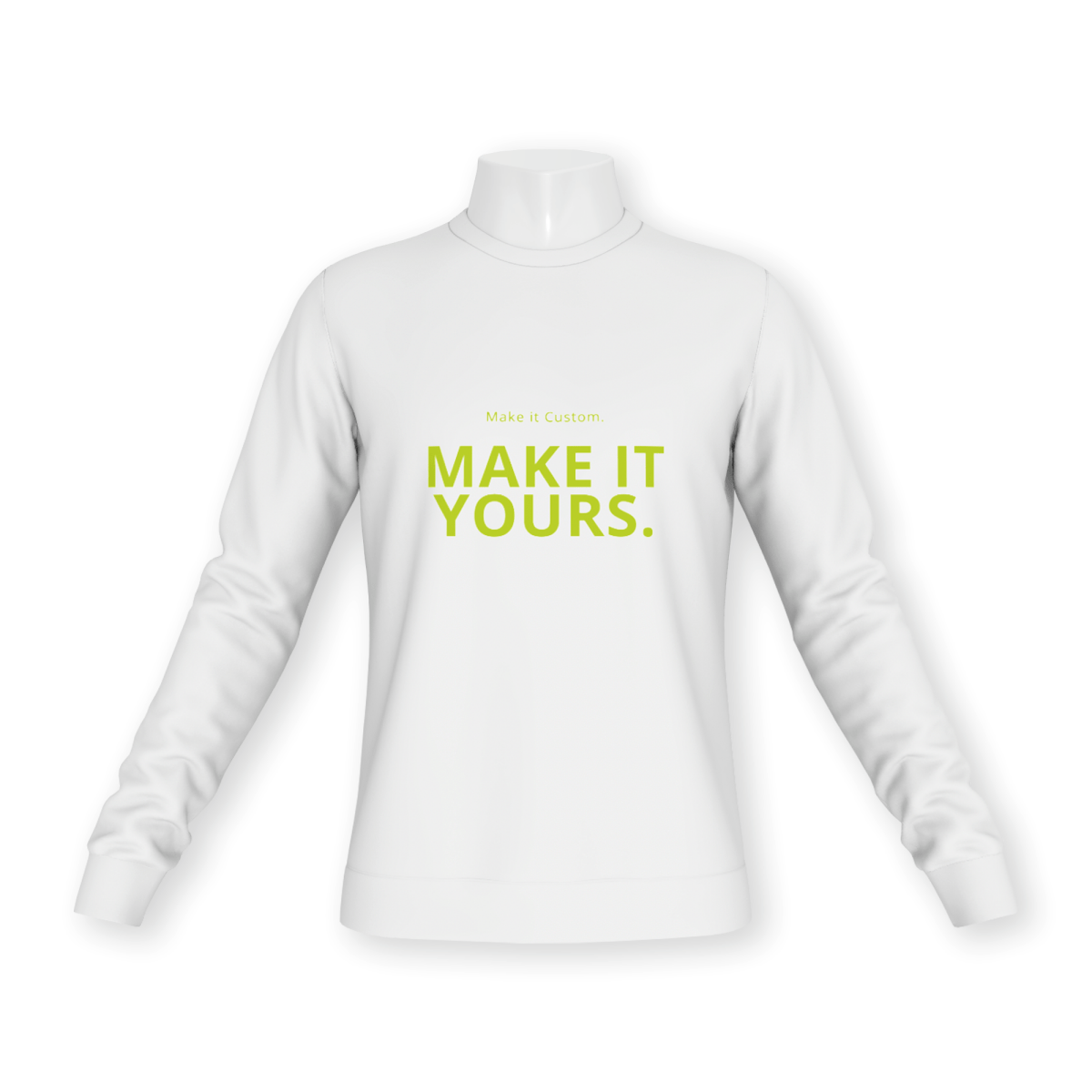 Slim Fit Sweatshirt - Dein Design - BCS Design